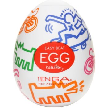 Tenga Keith Haring Egg Street masturbator de unică folosință - imagine 2